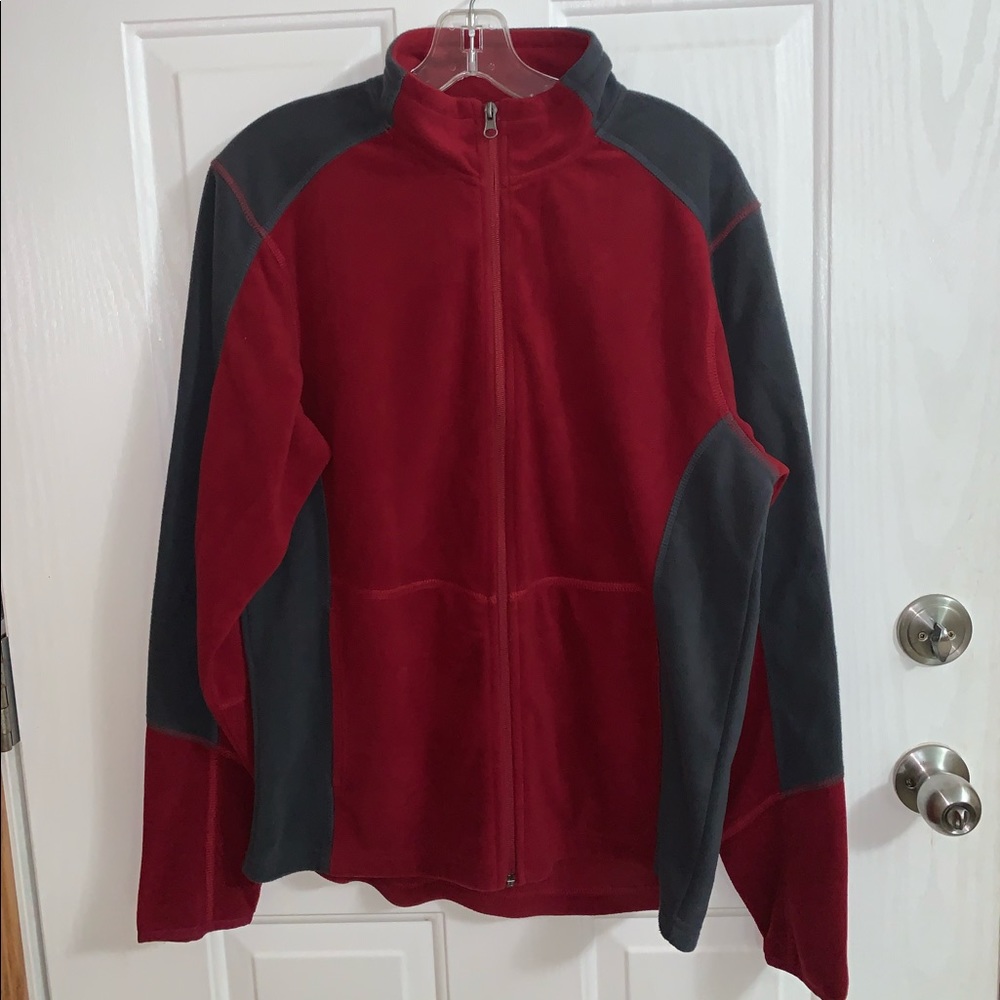Men’s medium Port Authority zip up fleece